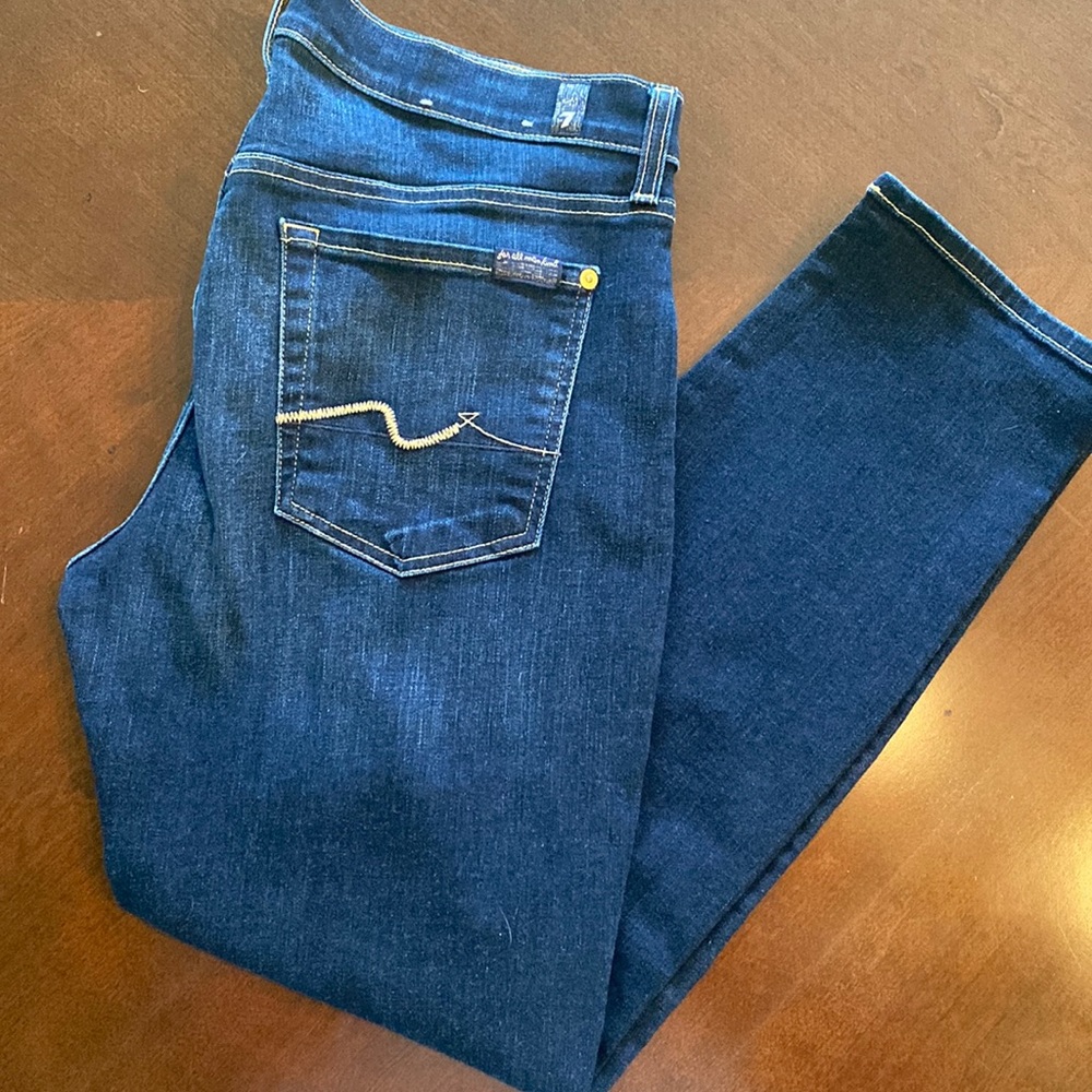 7 For All Mankind Josephine Skippy Boyfriend Jean Size 29